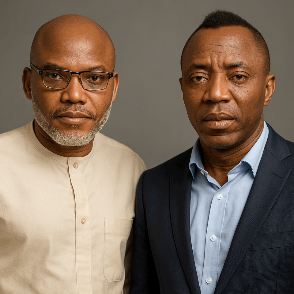 Nnamdi Kanu and Omoyele Sowore